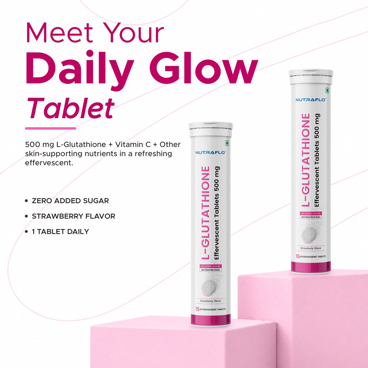 L-Glutathione 500 mg Effervescent Tablets – image 3
